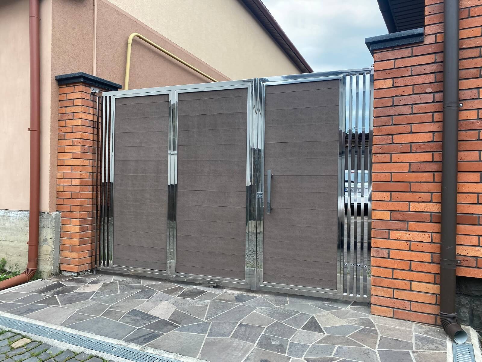 Ворота з нержавійки 